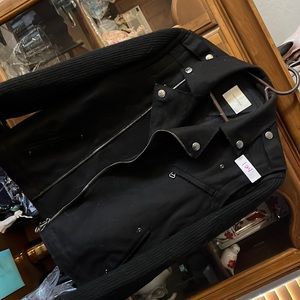 Black warm Moto jacket